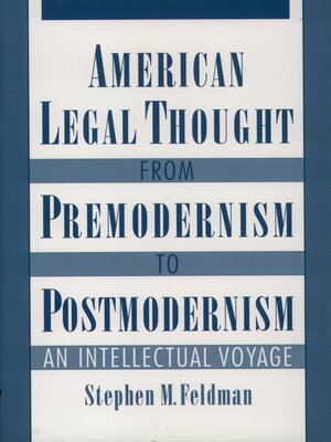 cover image of American Legal Thought from Premodernism to Postmodernism